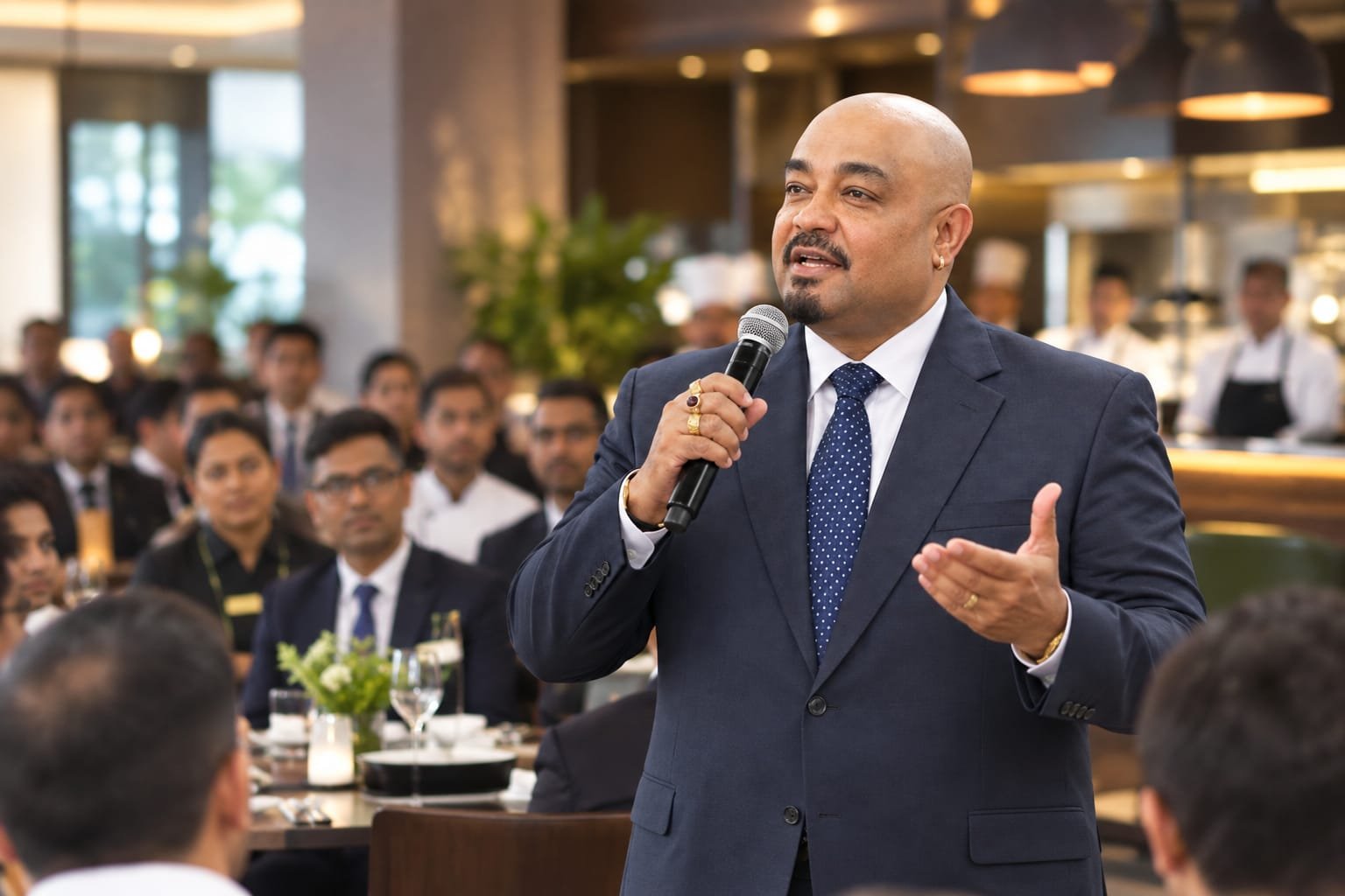 Kumar Prasenjit Dey Addressing Hospitality Forum